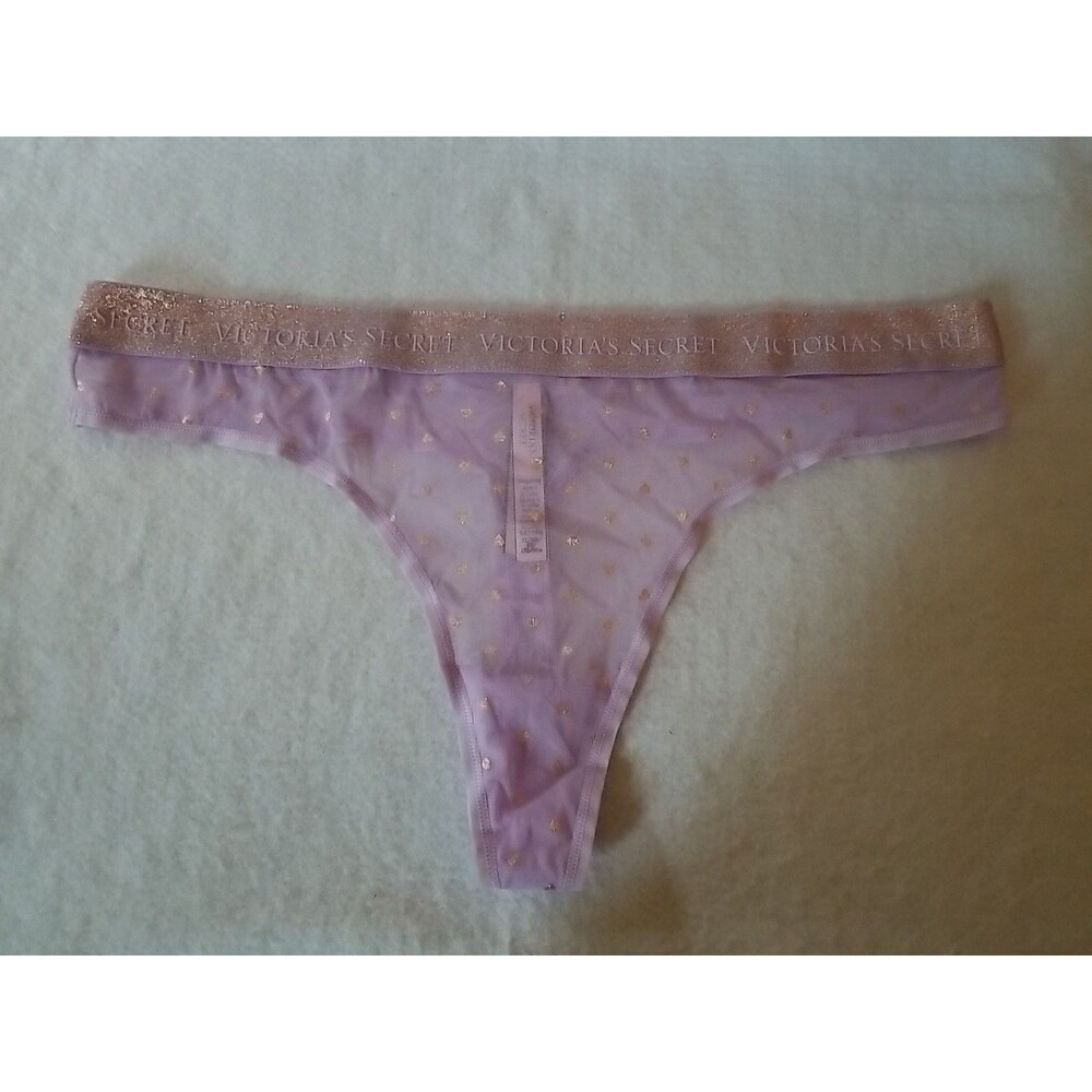 Victoria's Secret Panties Women's Purple Thong String Panty Size XL
